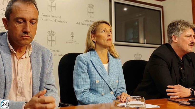 Yolanda Díaz señala la inacción del PSOE y reprocha a Sánchez su tardanza en la regeneración.