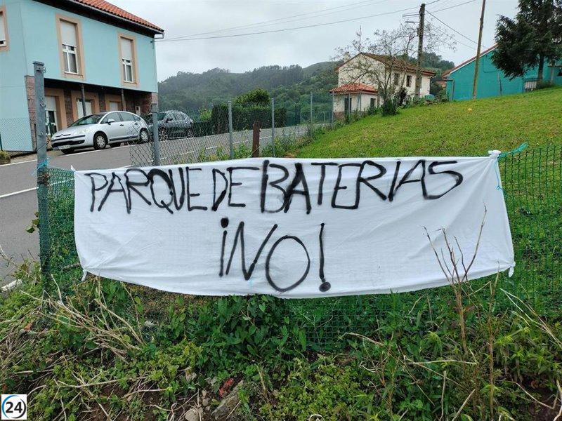 Ecologistas alertan sobre ubicación del nuevo parque de baterías cerca de hogares en Grado.