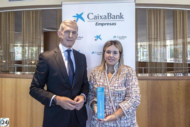 Silvia Díaz, líder de Language Kingdom, se alza con el Premio Empresaria de CaixaBank.
