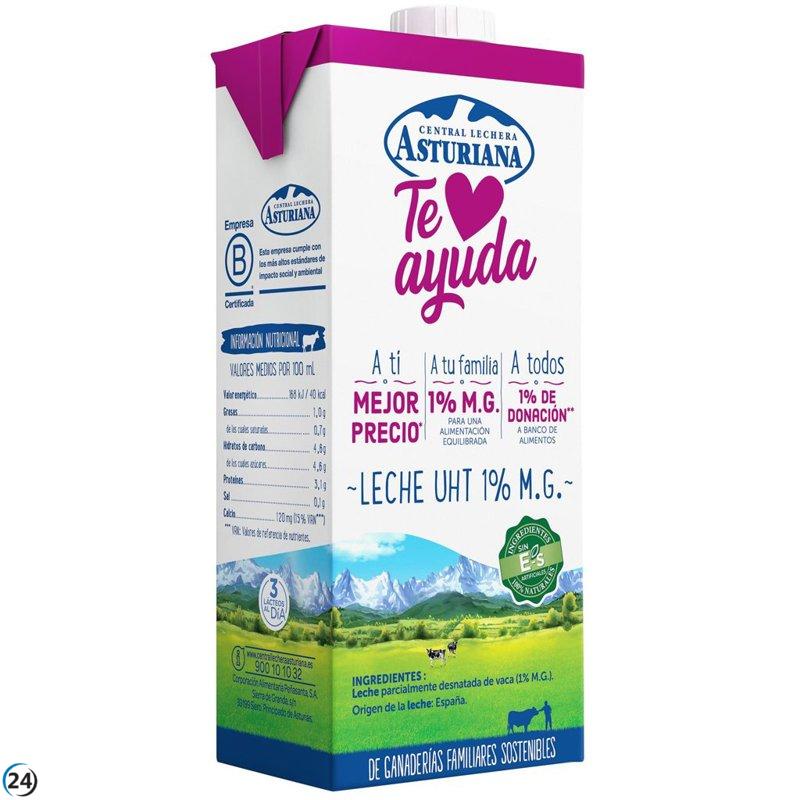 Central Lechera Asturiana interrumpe ventas en Alimerka desde el 1 de agosto por diferencias comerciales.