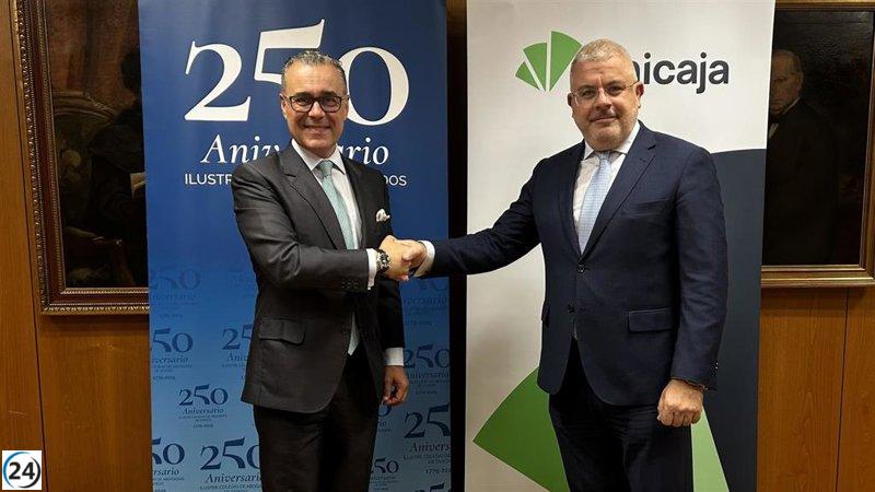 Unicaja y el Colegio de Abogados de Oviedo establecen alianza en el marco de su 250 años.