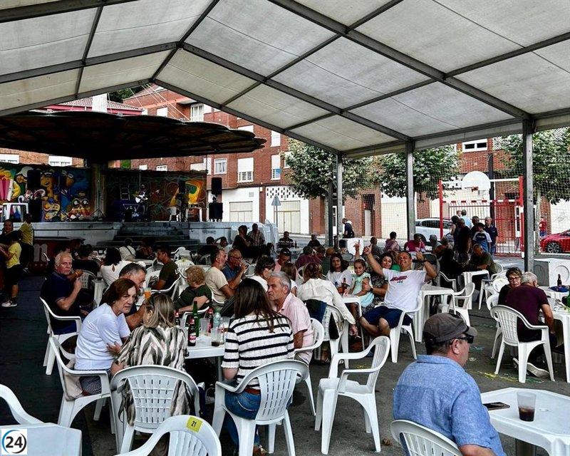 Blimea inicia con entusiasmo sus fiestas patronales: chupinazo, pasacalles y verbena.