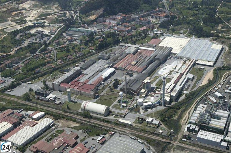 Saint-Gobain reporta un incidente en su horno de Avilés, sin daños significativos.