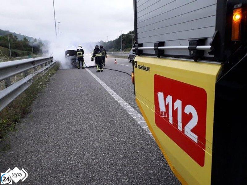 Accidente en la N-625: dos personas heridas en choque de vehículos en Cangas de Onís.