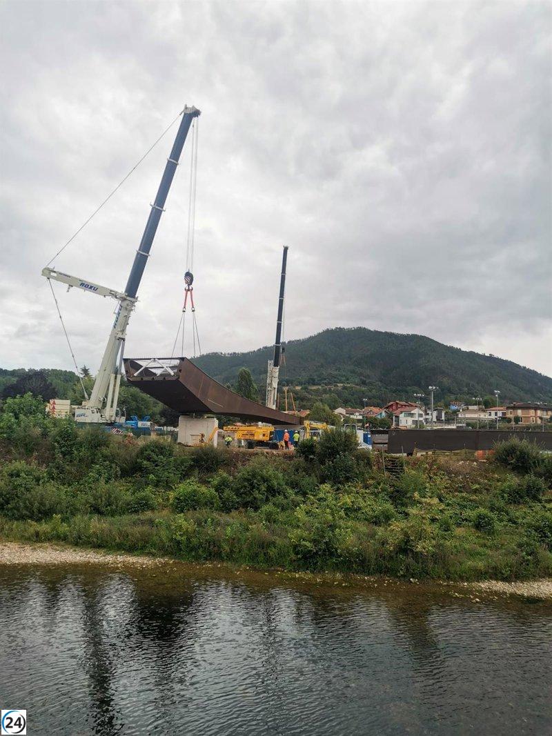 Nuevo puente en Arriondas: un paso clave para mitigar inundaciones como las de 2010.