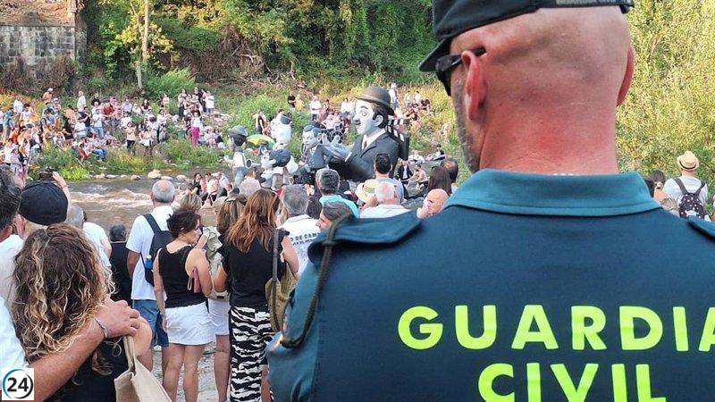 Campañas de seguridad en festividades: Guardia Civil impone 263 multas, principalmente por narcóticos en Riverland.