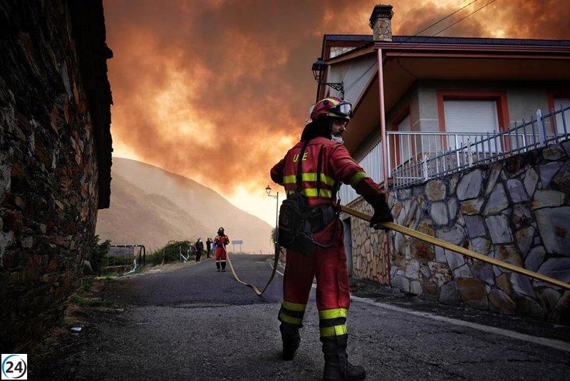 Incendios en Asturias: Cuatro en curso y tres bajo control.
