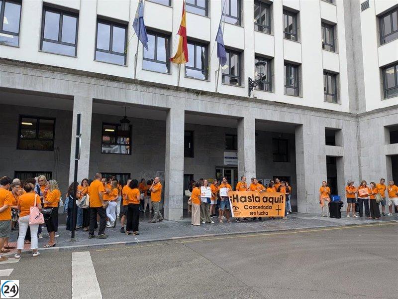 La concertada acepta la oferta del Principado y cancela la huelga del 9 y 15 de septiembre.