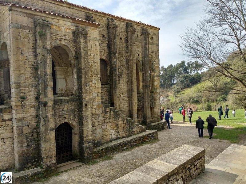Cultura aprueba la creación de un paseo peatonal entre Santa María del Naranco y San Miguel de Lillo.