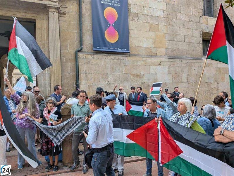 El presidente del Principado apoya las manifestaciones y exige una acción global ante la crisis en Gaza.