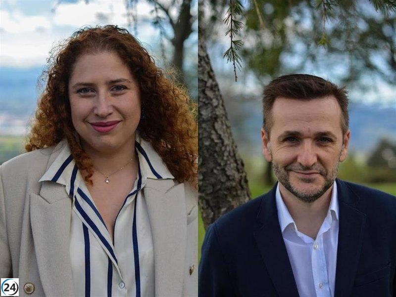 Beatriz Ruiz y David del Pozo asumen oficialmente su cargo como concejales en Llanera.