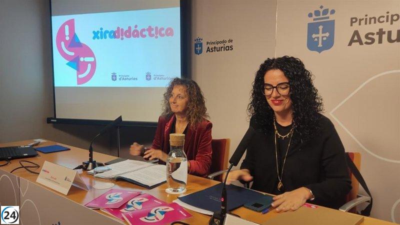 Xira Didáctica ofrecerá 76 eventos culturales gratuitos a estudiantes de asturiano y eonaviego en 30 municipios.