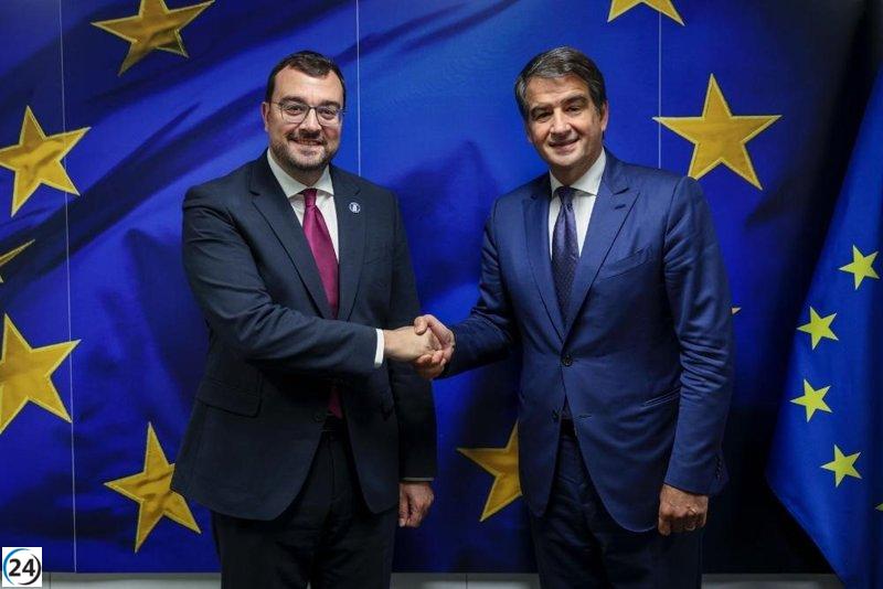 Barbón urge a Bruselas a que las autonomías conserven el control de los fondos europeos más allá de 2028.