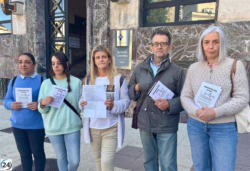 Habitantes de Oviedo se manifestarán este sábado frente al Sespa por escasez de personal médico en atención primaria.