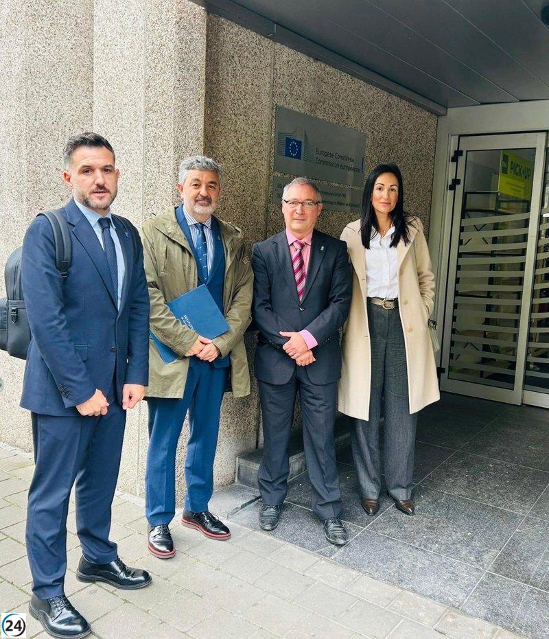 El gobierno asturiano presenta en Bruselas su plan para eliminar el peaje del Huerna.