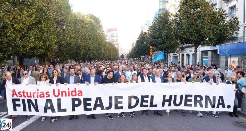 Asturias exige el fin del peaje del Huerna:
