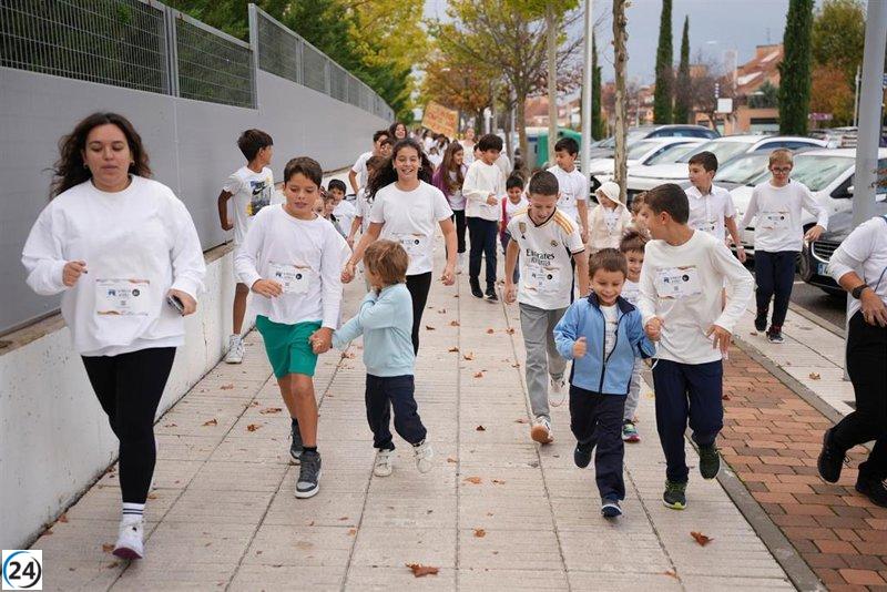 Más de 3.200 estudiantes asturianos participan en la carrera benéfica para combatir la leucemia infantil.