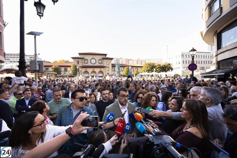 Barbón critica a Queipo por su negativa a reconocer la ilegalidad del peaje del Huerna.