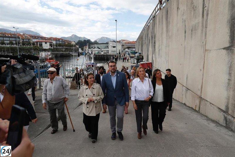El dique de Llanes se denomina a partir de hoy Antonio Trevín.
