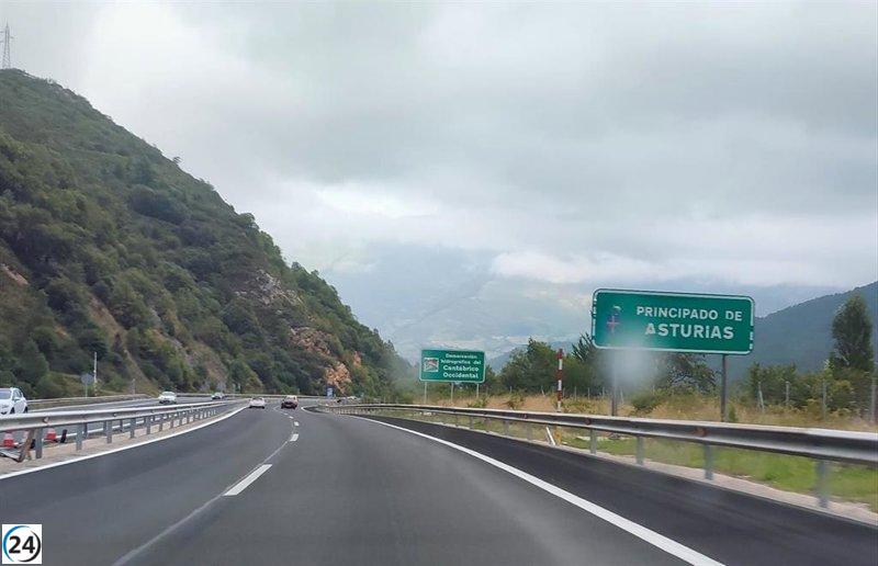 Un muerto y 12 heridos en 32 accidentes viales en Asturias durante el fin de semana.