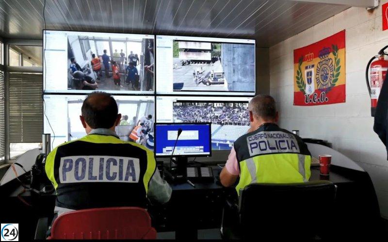 Siete radicales arrestados por disturbios en el play-off entre Real Oviedo y Mirandés.