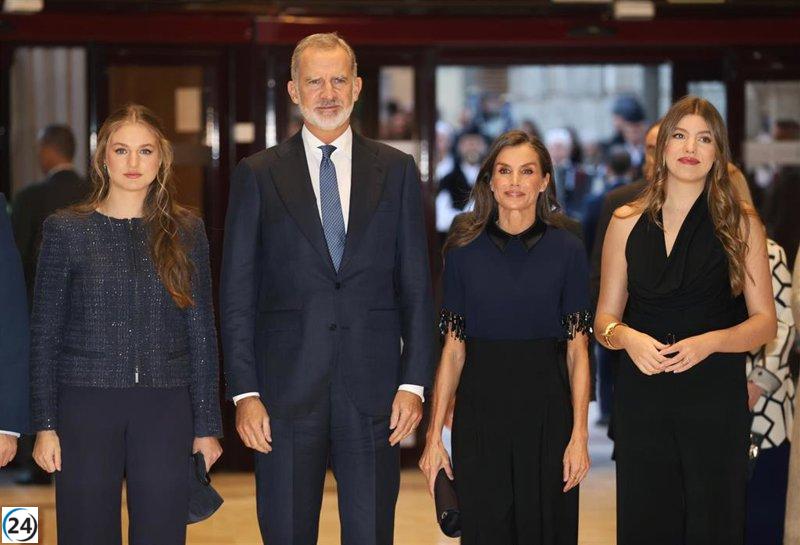 La Familia Real arranca su agenda en el Principado con el XXXIII Concierto de los Premios Princesa de Asturias.