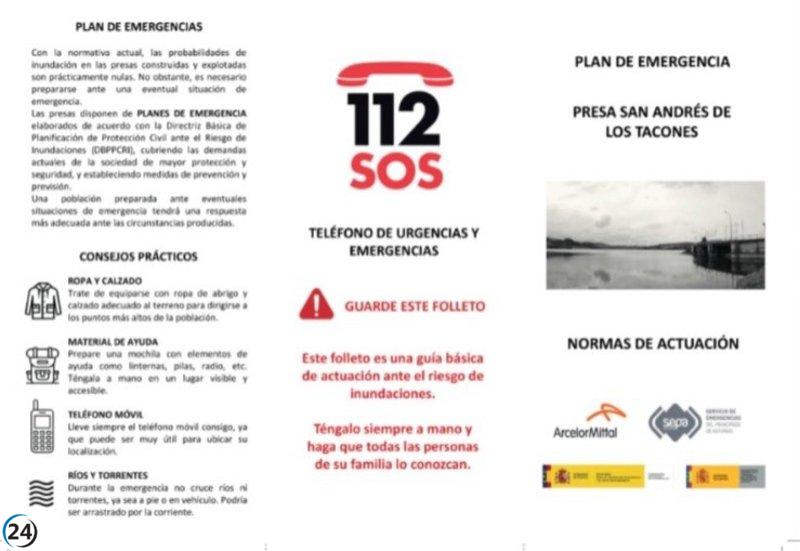 Simulacro en San Andrés de los Tacones: Prueban sirenas de emergencia este miércoles.