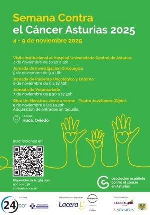 Semana contra el Cáncer en el HUCA: Actividades científicas y encuentros para pacientes del 4 al 9 de noviembre.