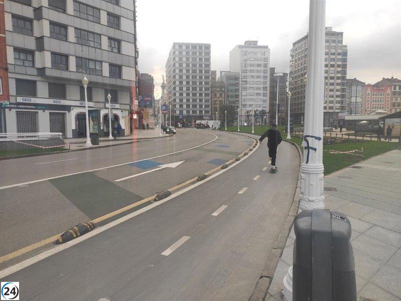 El PSOE advierte sobre un informe que desaconseja el soterramiento del tráfico en el Muro de San Lorenzo.