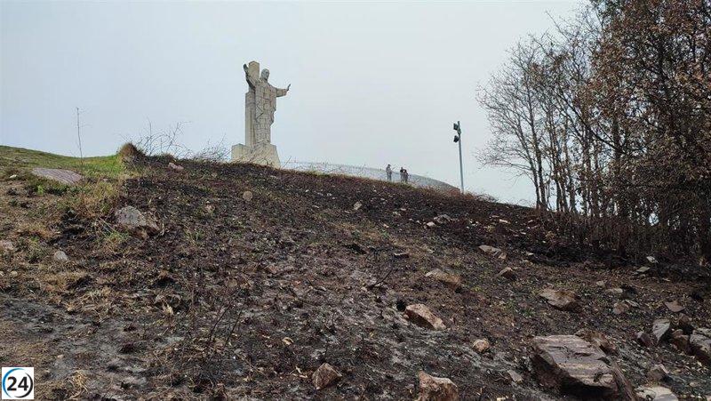 Inicia este lunes el juicio por el incendio en el monte Naranco de Oviedo.