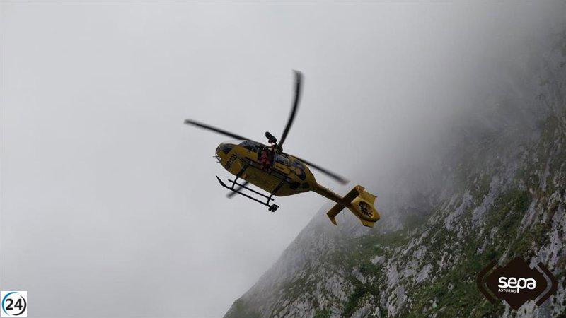 Fallece mujer en accidente de tráfico en Cabrales, Asturias.
