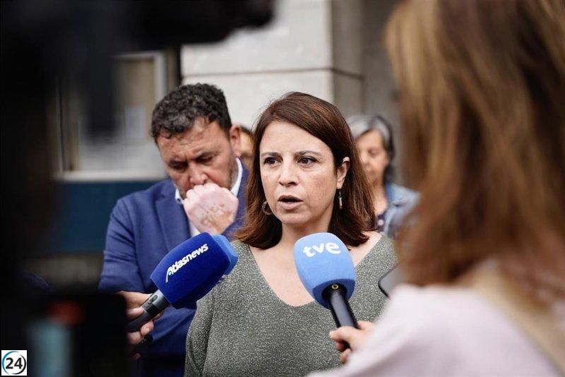 Adriana Lastra insta al PSOE a llevar a la Fiscalía las denuncias de acoso contra Paco Salazar.