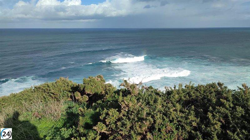AEMET emite alerta naranja por olas que alcanzarán los 7 metros en la costa de Asturias.