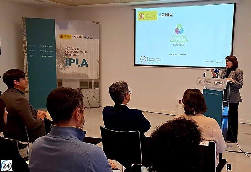 El CSIC lanza la Fagoteca One Health para combatir la resistencia a antibióticos con tecnología de fagos.