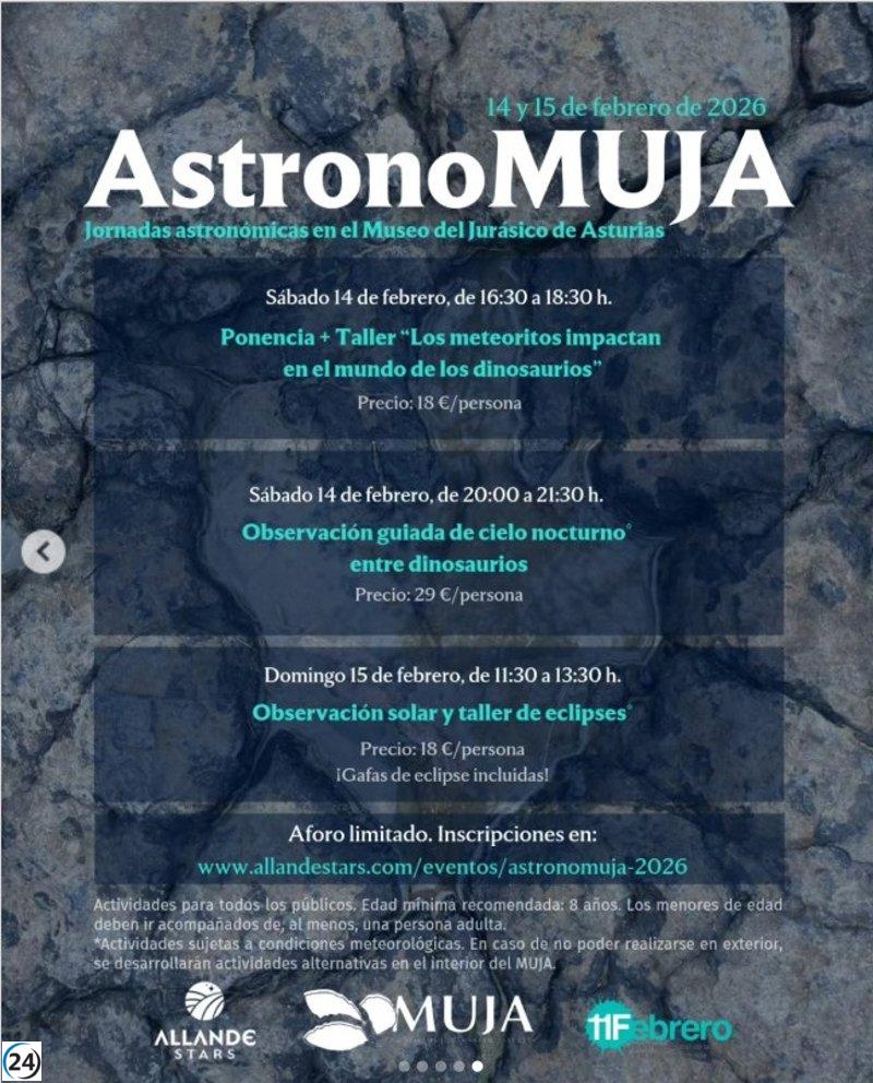 El MUJA explora la conexión entre astrofísica y dinosaurios en sus II Jornadas AstronoMUJA.