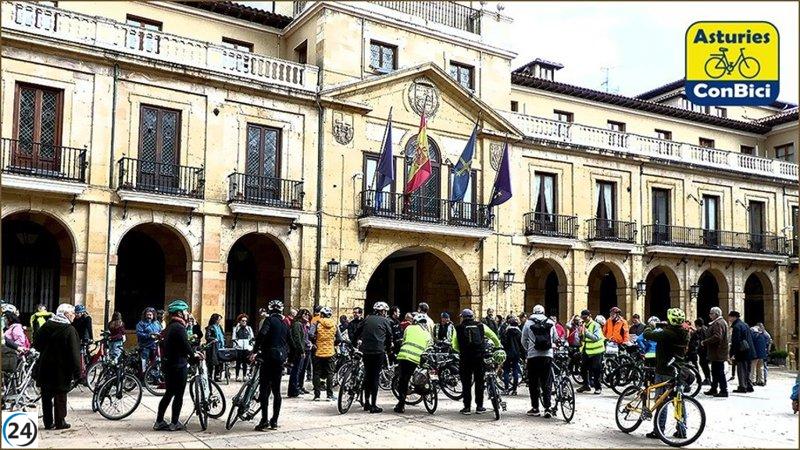 Asturies ConBici applaude la nueva ordenanza de movilidad en Oviedo, pero exige mayores progresos.