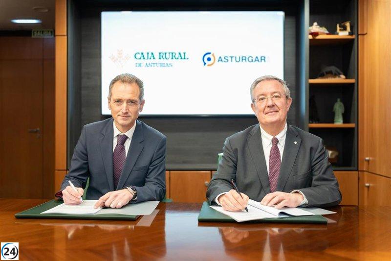 Asturgar y Caja Rural de Asturias amplían su colaboración para fortalecer la financiación de pymes.