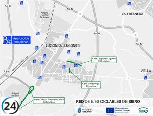 Siero lanza concurso para construir ocho carriles bici nuevos, informa gobierno del Principado.