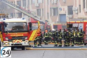 Bomberos marcharán en primavera para protestar por el empeoramiento de su situación.
