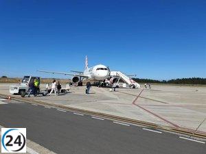 El Aeropuerto de Asturias alcanza un tráfico de 370.000 pasajeros en el primer trimestre.