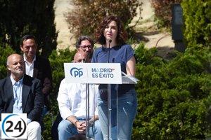 Ayuso afirma que en Asturias el número de empleos públicos supera al de empleos privados hoy.