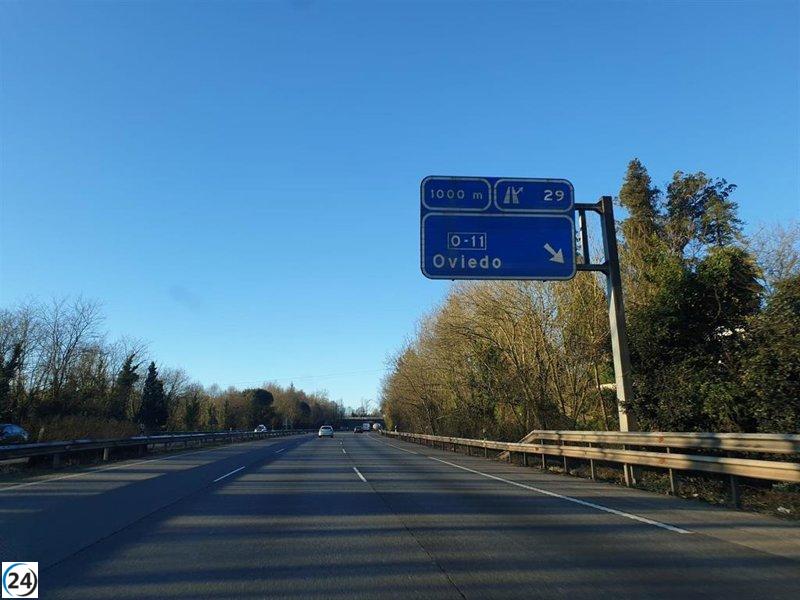 Dos muertos y 14 heridos leves en las carreteras de Asturias durante el fin de semana.