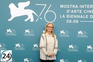 La actriz Meryl Streep premiada en los Princesa de Asturias de las Artes 2023.