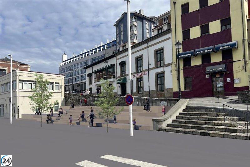 Foro planea construir una grada en la Cuesta del Cholo en Gijón para mejorar una imagen popular de la ciudad.
