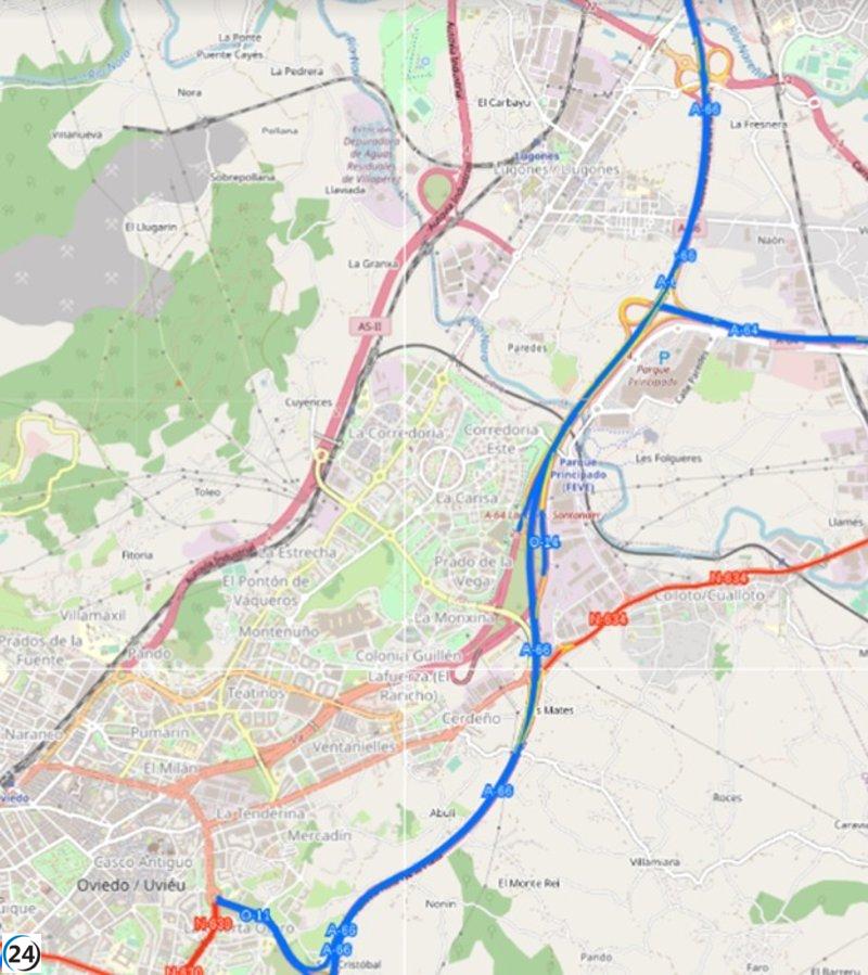 El Gobierno anuncia más interrupciones en la A-66 debido a la ampliación del carril.
