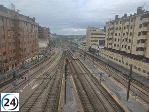 Las obras en la línea ferroviaria cortarán la conexión entre Asturias y la meseta del 12 al 17 de mayo.