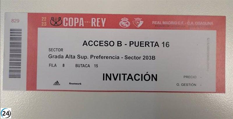 Asturian man arrested in Alcorcón for selling fake Copa del Rey final tickets.