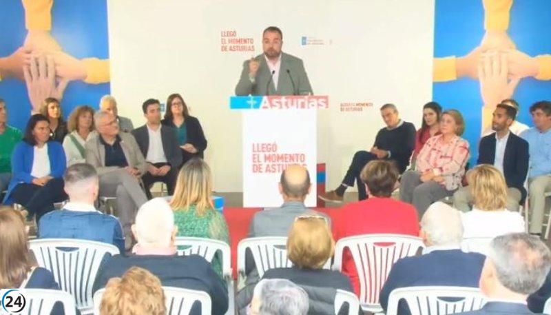 Barbón afirma que PSOE defiende circunscripciones de Oriente y Occidente.