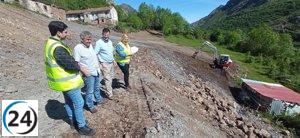 El Principado invierte 852.000 euros en restaurar la mina de mercurio de Caunéu en Somiedo.