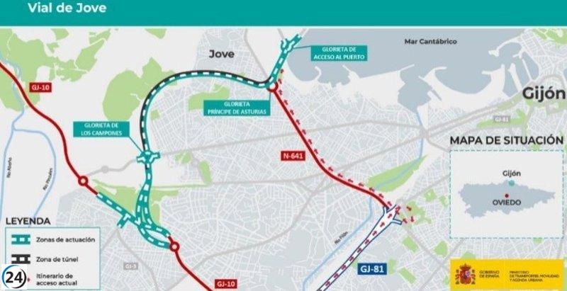 Asignados 236 millones de euros para el desarrollo del proyecto vial de Jove.
